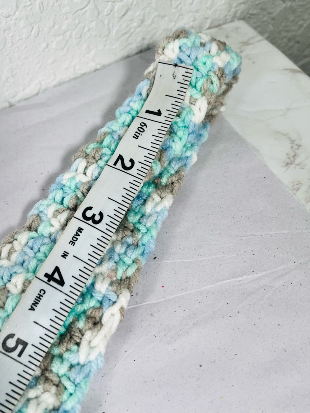 Crocheted Water Bottle Crossbody Bag & Balloon Dog Charm - Picture 6 of 8